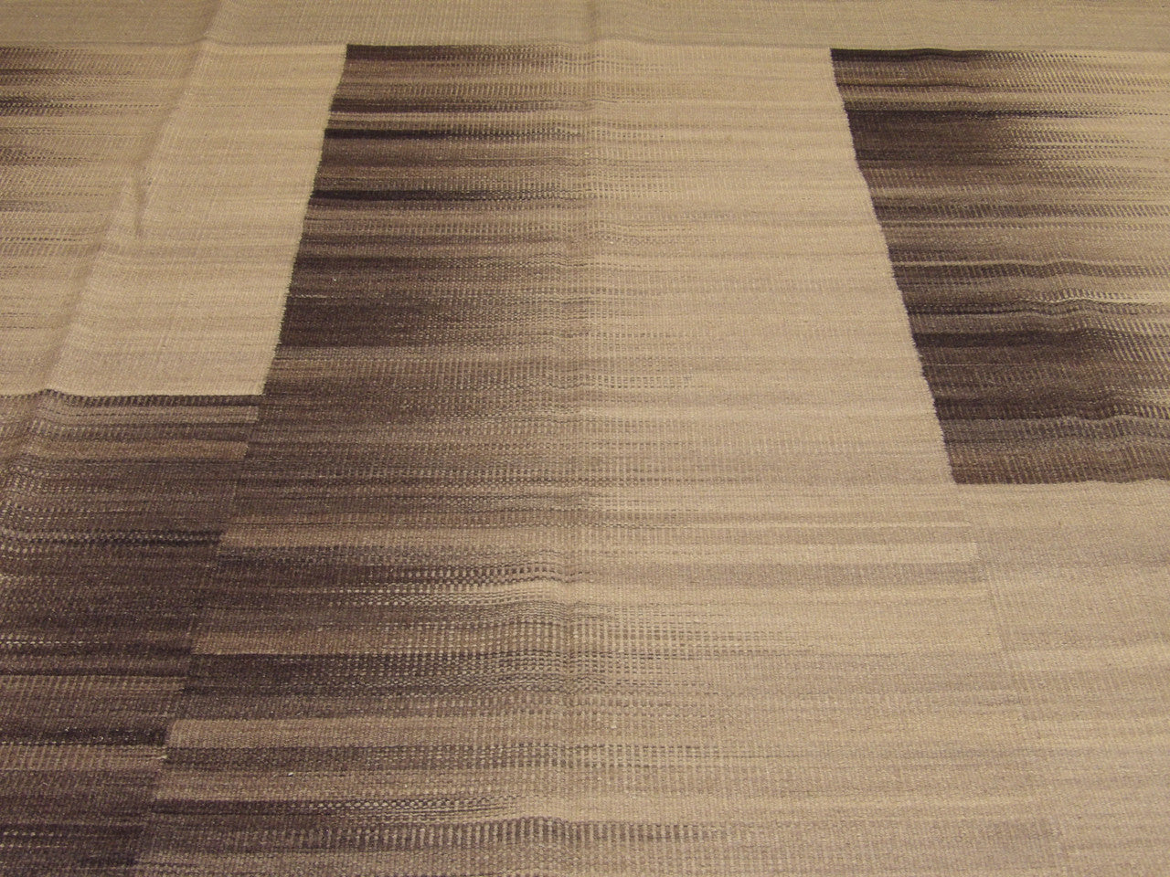 Back of coastal hand-knotted rug