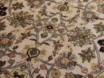 Back of Ziegler hand-knotted rug