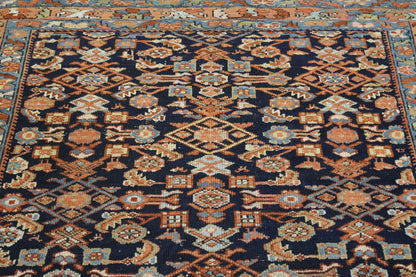 Back of Traditional Antique Mir hand-knotted rug