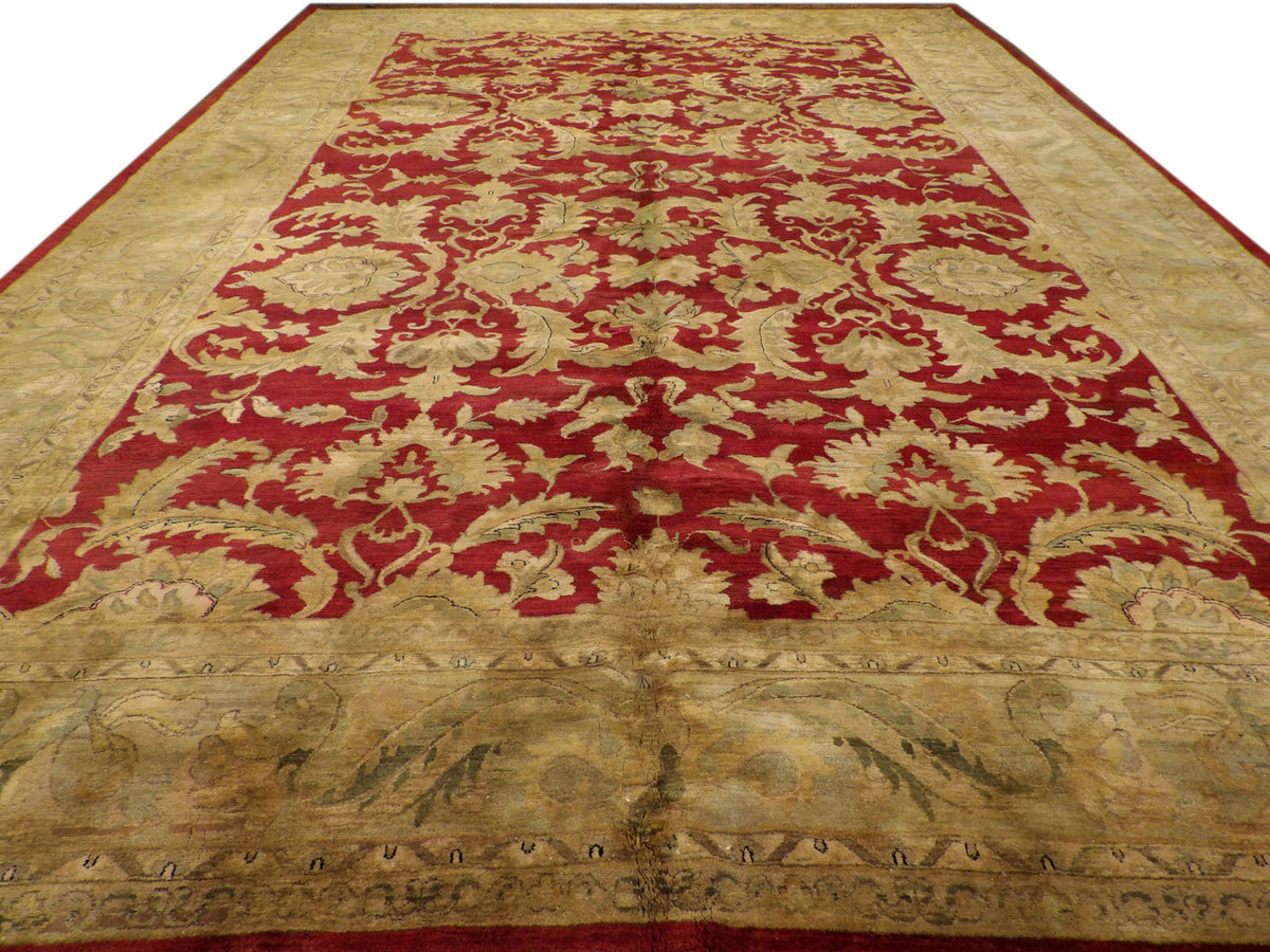 Agra Ziegler rug corner detail