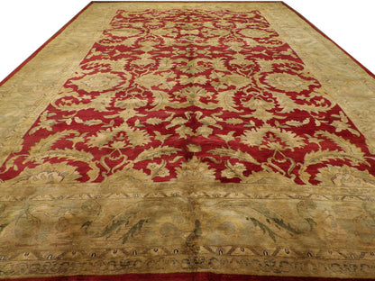 Agra Ziegler rug corner detail