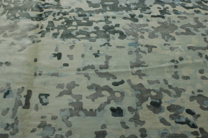Modern Abstract Broken Design rug corner detail