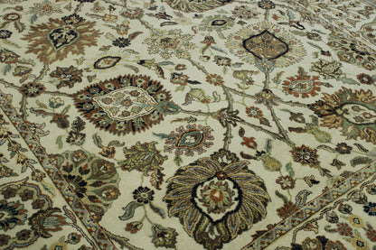 Back of Traditional Fine Sherapi hand-knotted rug