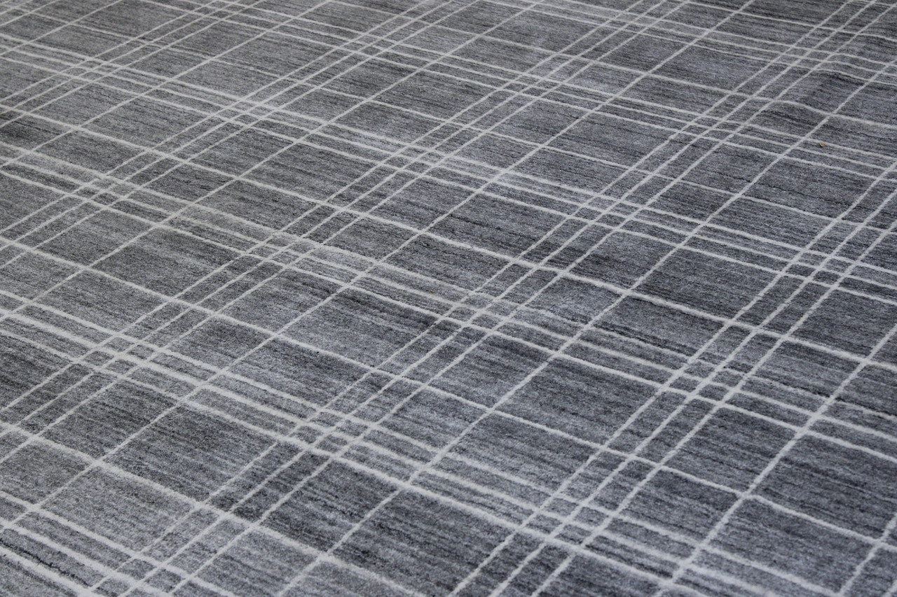 Full view of Modern Block Design rug
