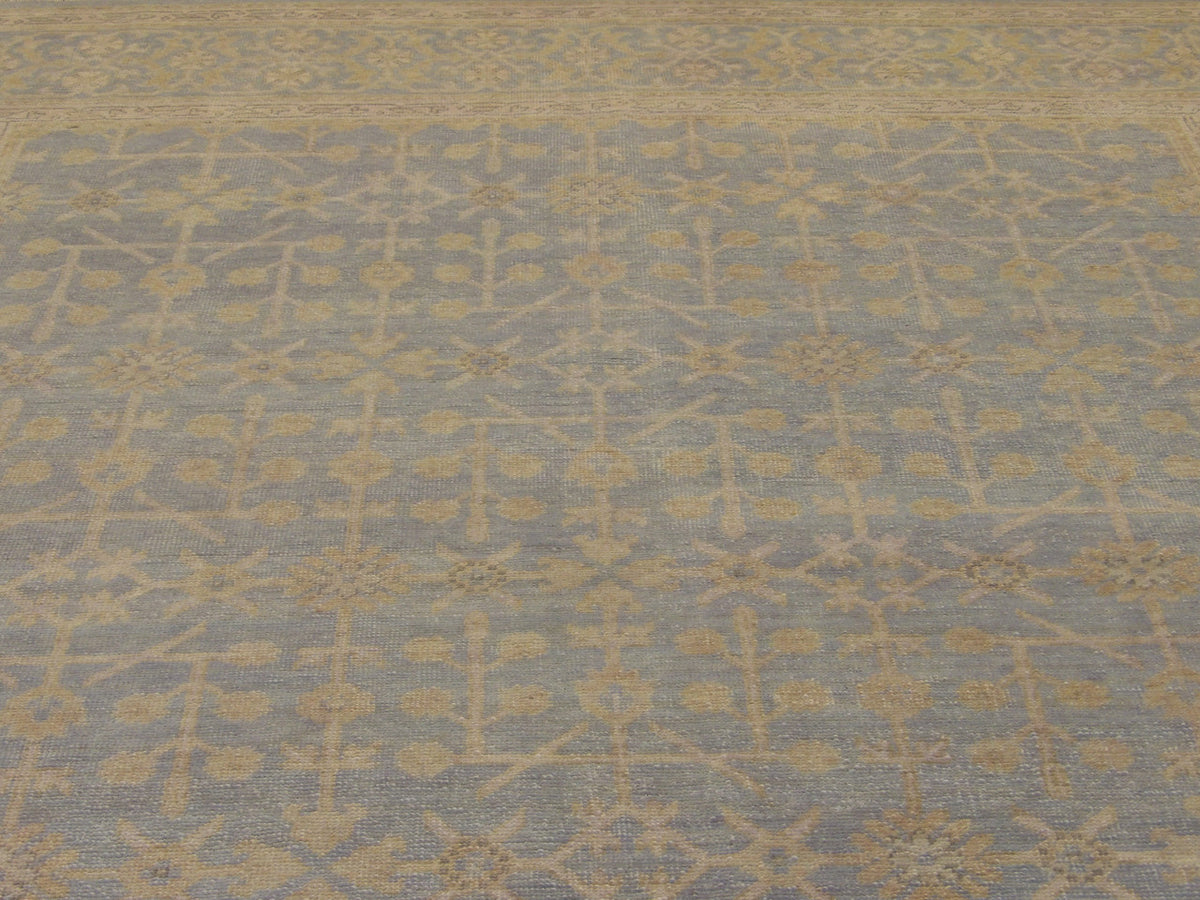 Back of Khotan Chobi Wash hand-knotted rug