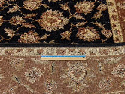 Ziegler Traditional hand-knotted wool rug in Black, 9'0" x 12'0", SKU w240