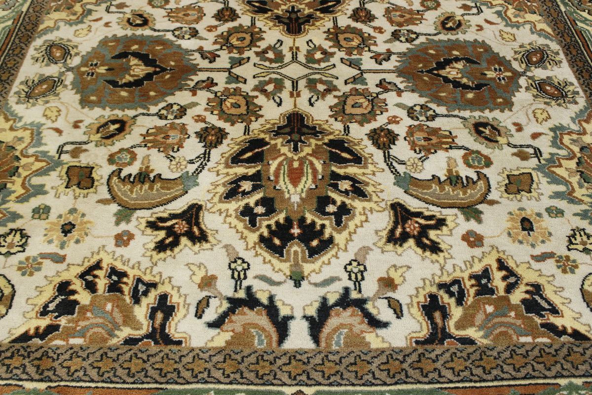Full view of Traditional Indo Ziegler rug