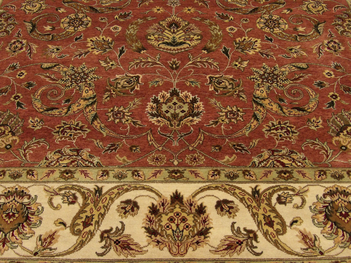 Fine Ziegler Tie Dye rug border detail