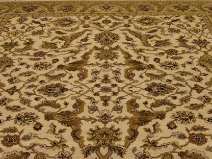 Back of Ziegler hand-knotted rug