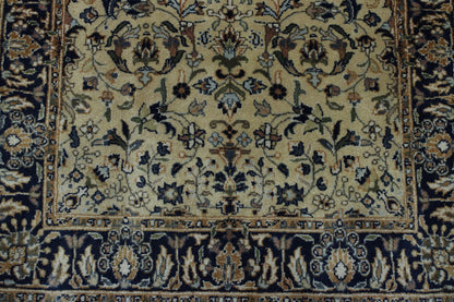 Back of Traditional Fine Indo Farahan hand-knotted rug