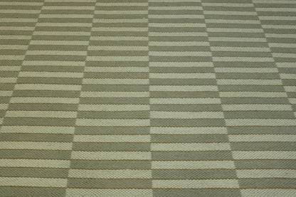 Full view of Modern Flatweave Stipes Design rug
