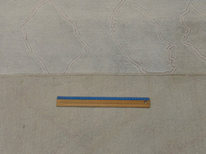 Wool-silk texture close-up, Moroccan Tulu design