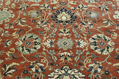 Back of Traditional Fine Haji Jalili hand-knotted rug