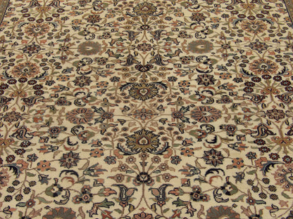 Wool texture close-up, Persian Kashan rug