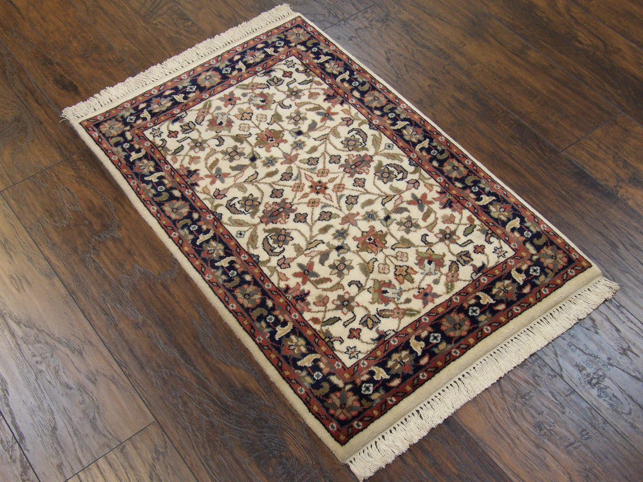 Full view of Persian Kashan rug