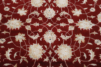 Traditional Indo Nain rug corner detail