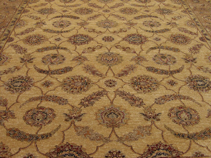 Ziegler Oushak / Peshawar hand-knotted wool rug in Brown, 9'1" x 12'3", SKU w256