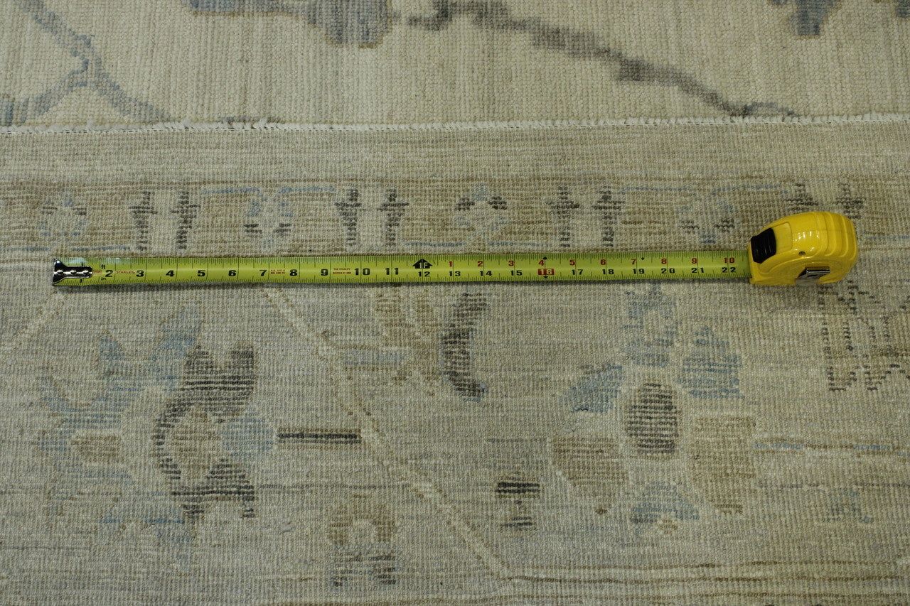 Oushak Wash Chobi pattern detail