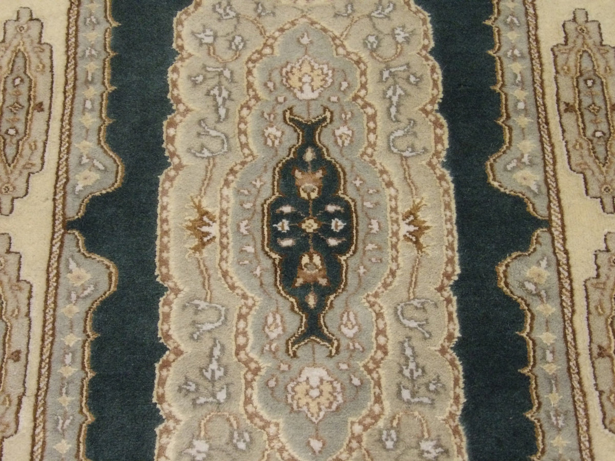 Back of Fine Persian Tabriz hand-knotted rug