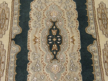 Back of Fine Persian Tabriz hand-knotted rug