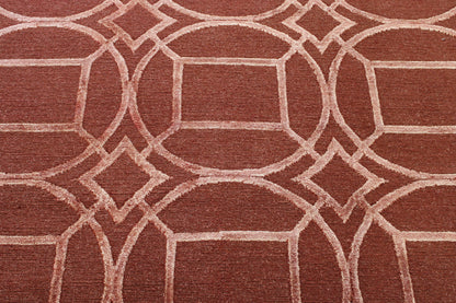 Full view of Modern Circle Design rug