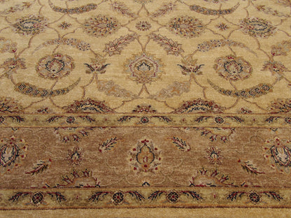 Ziegler Oushak / Peshawar hand-knotted wool rug in Brown, 9'1" x 12'3", SKU w256