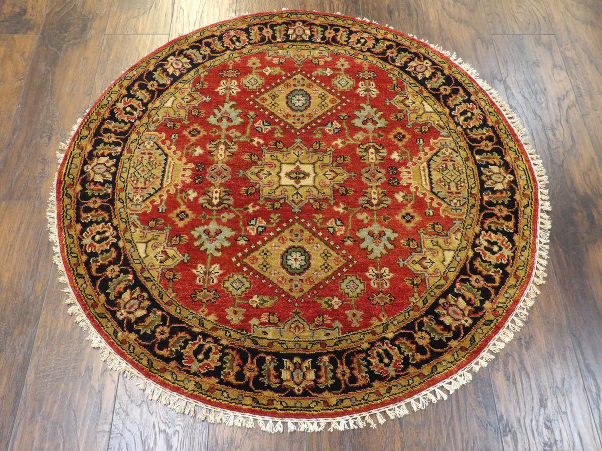 Serapi rug corner detail