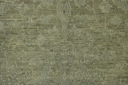 Back of Oushak Bamiyan Chobi hand-knotted rug