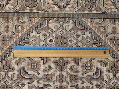 Ivory Fine Persian Mir Herati rug in room setting