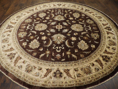 Oushak Chobi Natural Dye rug corner detail
