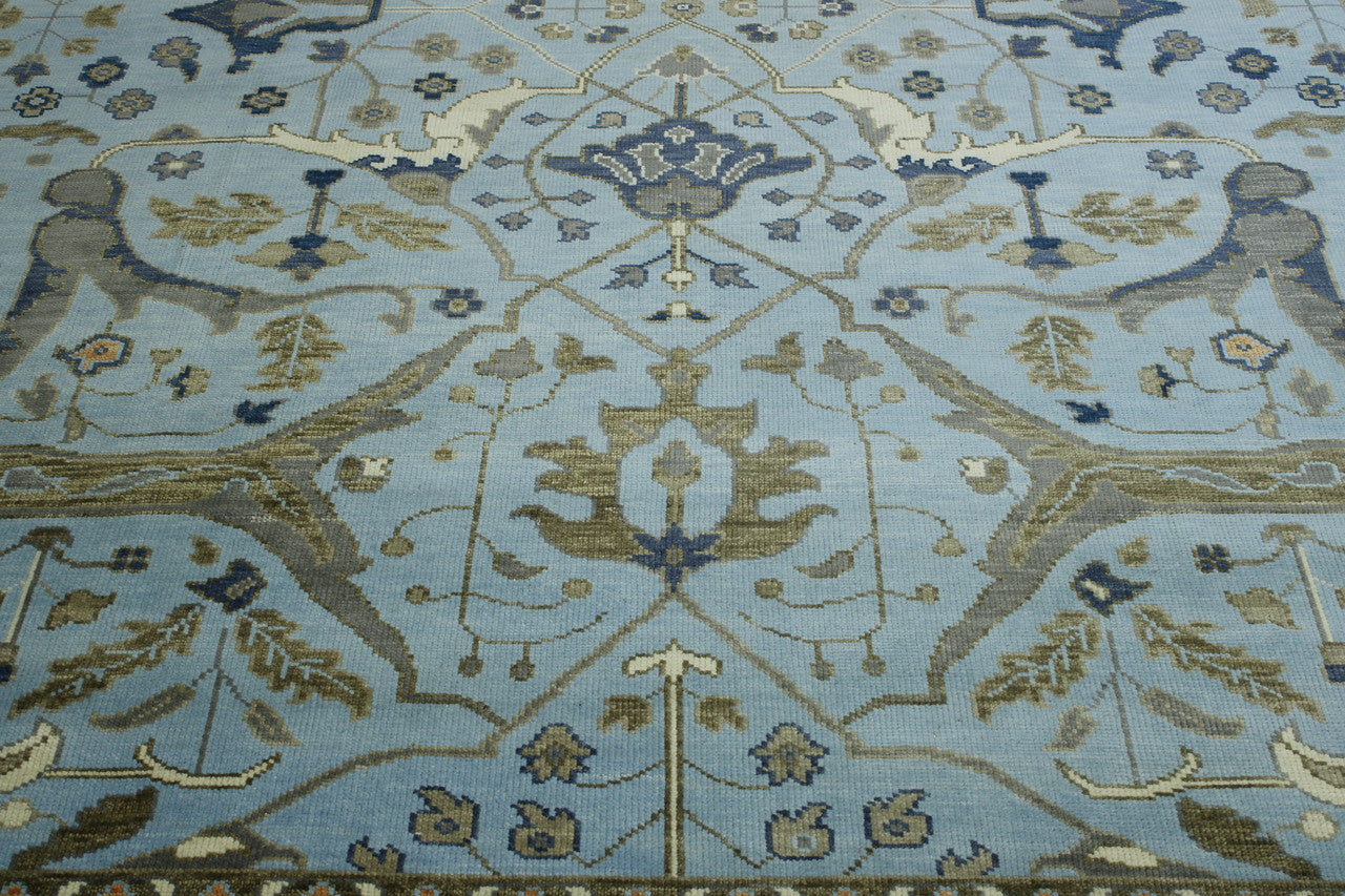 Oushak Ziegler pattern detail