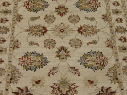 Back of Indo Chobi hand-knotted rug