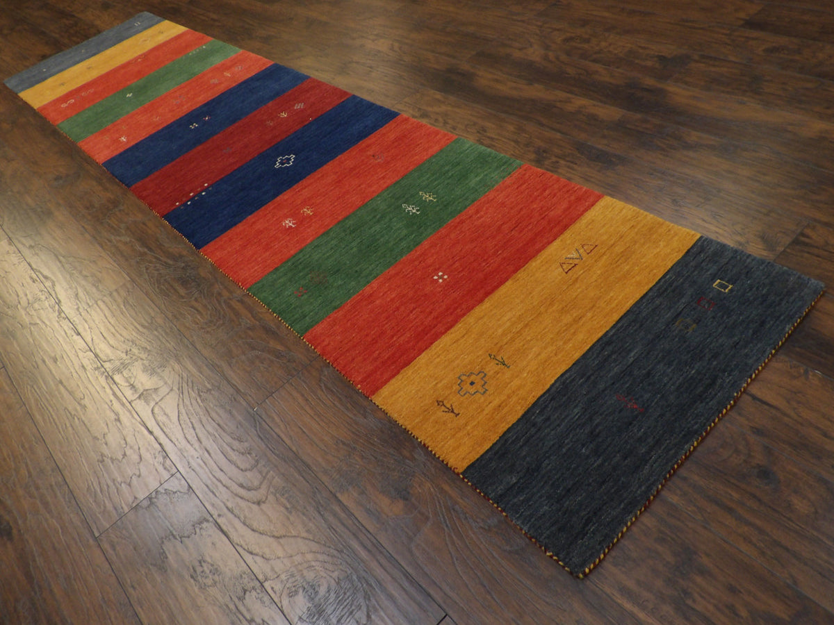 Full view of Modern Gabbeh rug