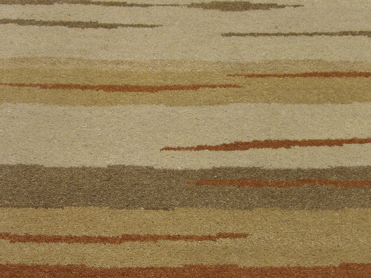 Back of Modern hand-knotted rug