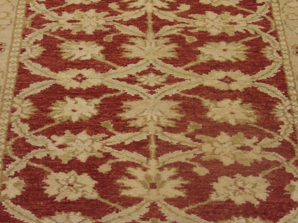 Back of Turk Oushak Stone Wash hand-knotted rug