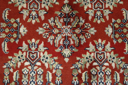 Back of Traditional Indo Sharookh hand-knotted rug