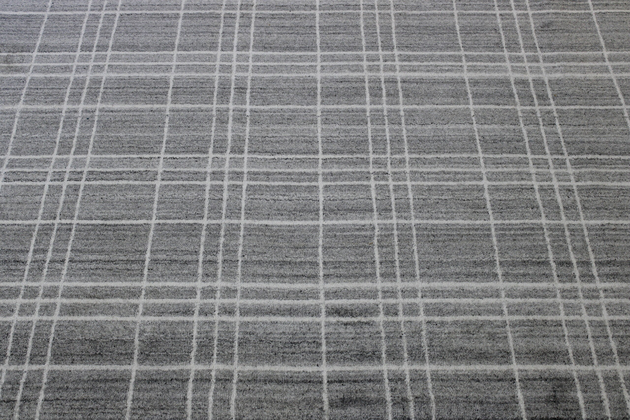 Modern Block Design rug border detail
