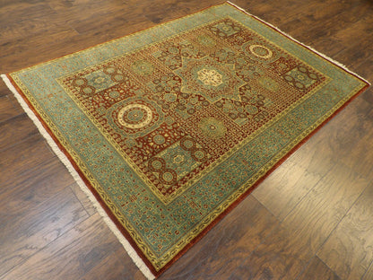 Full view of Persian Mamluk rug
