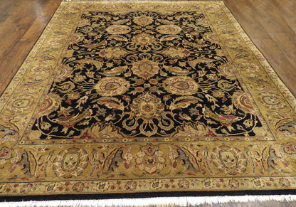 Jaipur Kashan Antique Wash rug corner detail