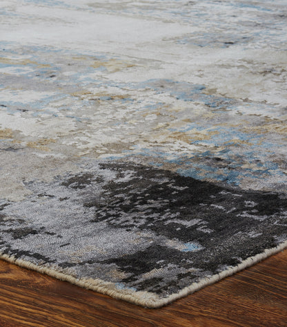 Modern Hand Knotted Rug Silk - KJN3050