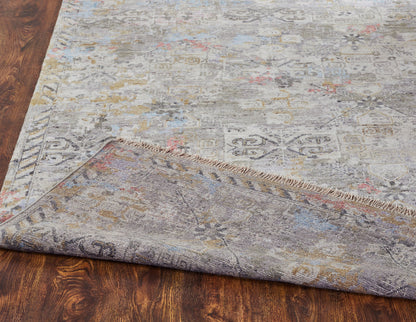 Transitional Hand Knotted Rug Wool & Silk - KKH3480