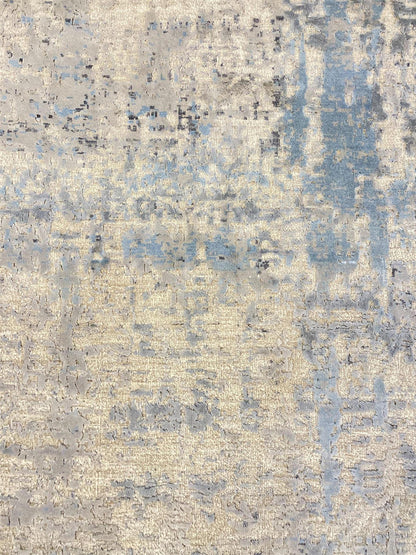 Indigo Collection, H/L With Silk Handknotted Rug 6'04" X 10'02" -Art64399