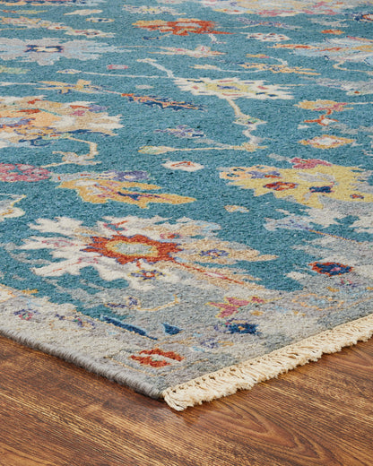 Transitional Hand Knotted Rug Wool - KSK11820