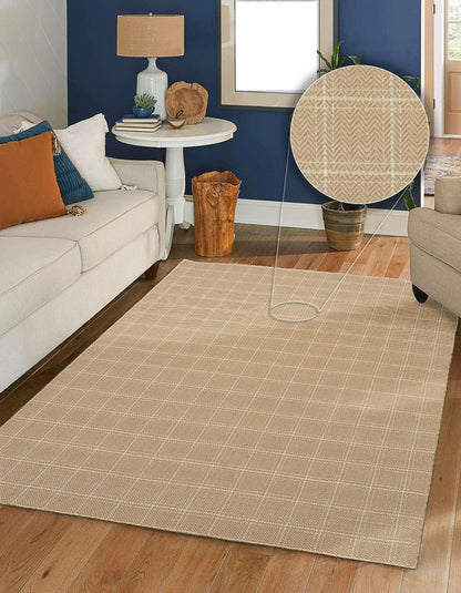 CONTEMPORARY HAND WOVEN RUG WOOL  -  WRU615BEIGE
