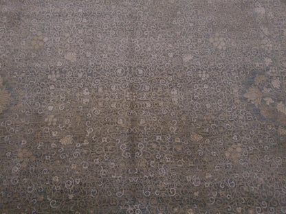 Ottoman Collection With Silk Handknotted Rug 7'11" X 10'02" -Art50214