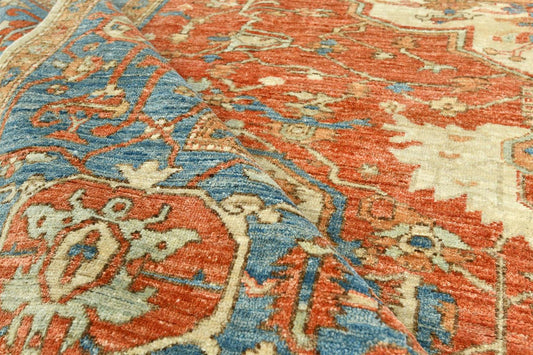 Tribal Nomad Vege Dye Wool Hand Knotted Rug 8'02''x9'11''  - AR92850