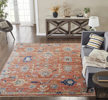 Transitional Hand Knotted Rug Wool & Silk - KAA9040