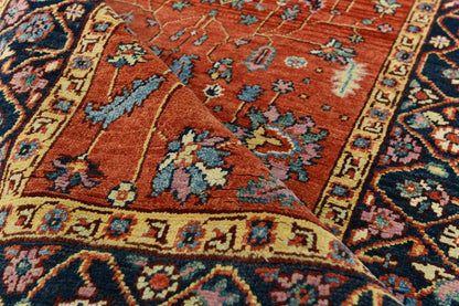 Fine Sherapi Wool Hand Knotted Rug 3'02''x4'09''  - AR81502