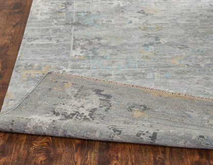 Transitional Hand Knotted Rug Wool & Silk - KKH3490