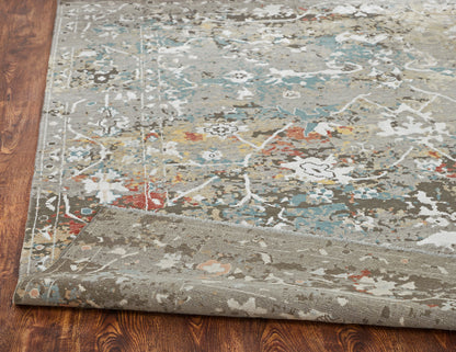Transitional Hand Knotted Rug Wool & Silk - KKD11410